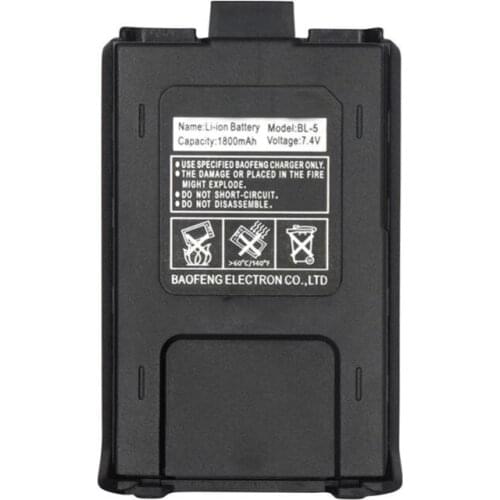 Hot 800mah BL-5 Original Li-Ion Baofeng uv5r Battery For Radio Walkie Talkie Accessories Baofeng UV 5R Uv-5re 5ra Uv 5r Battery