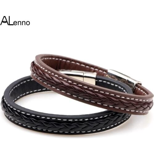 ALenno Leather Bracelets