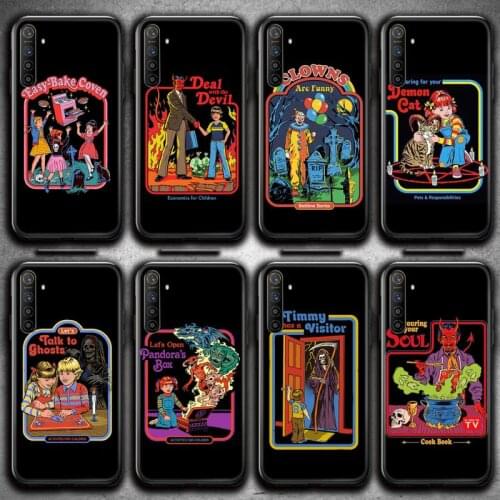 Lets Summon Demons Graphic Funny Halloween Phone Case For OPPO Realme 6 Pro Realme C3 5 Pro C2 RENO2-Z A11X XT