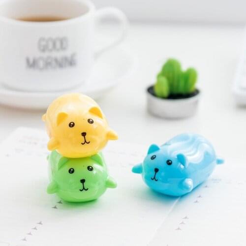 DL Childrens cartoon creative Papaxiong sharpener pencil sharpener school children stationery prize number Exquisite