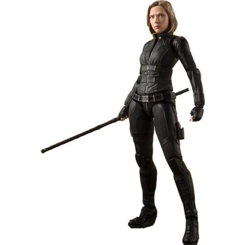 15CM Marvel Movie Avengers Infinity War Black Widow Natasha Romanoff PVC Cartoon Action Figure Model Doll Toys For Kids