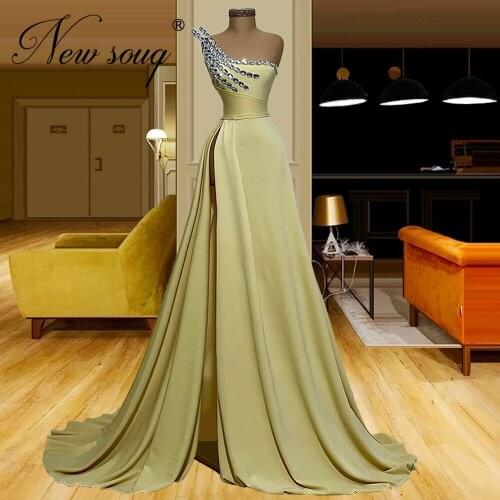 Elegant Couture Evening Dresses 2021 New Arrival Beading Party Gowns Dubai Middle East Women Formal Pagenat Dress Robe De Soiree