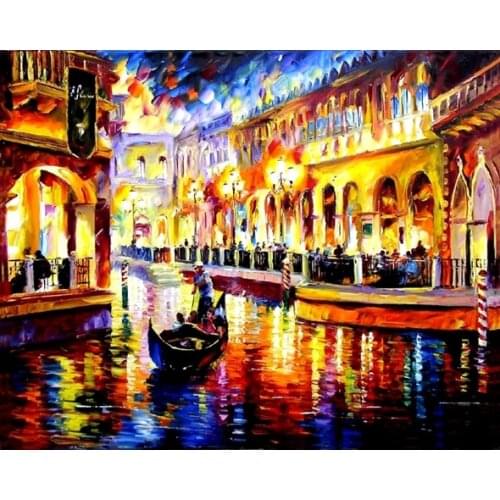 A15033 11CT/14CT/18CT/25CT/28CT oil scenery patterns Counted Cross Stitch DIY Cross Stitch Kits Embroidery Needlework Sets