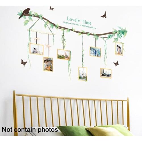 Creative Photo Frame Tree Wall Stickers Living Room Sofa Bedroom Furniture Decals Wall Decoration Teen Room Layout Murals