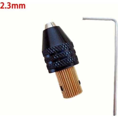 2.3mm Electric motor shaft Mini Chuck Fixture Clamp 0.3mm-3.5mm Small To Drill Bit Micro Chuck fixing device