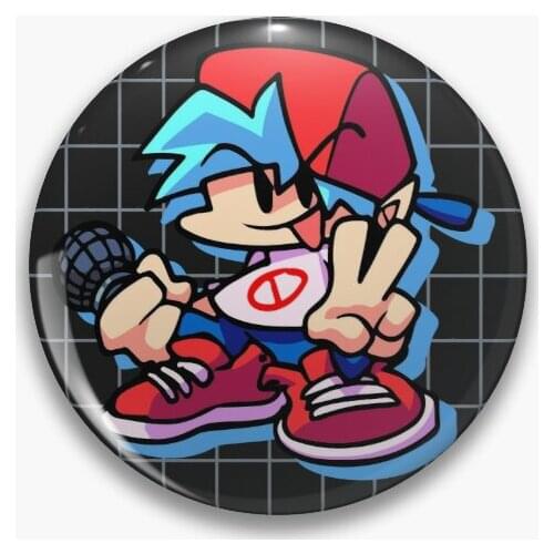 Friday Night Funkin Keith Soft Button Pin Funny Jewelry Women Decor Badge Gift Creative Fashion Lover Brooch Hat Lapel Pin