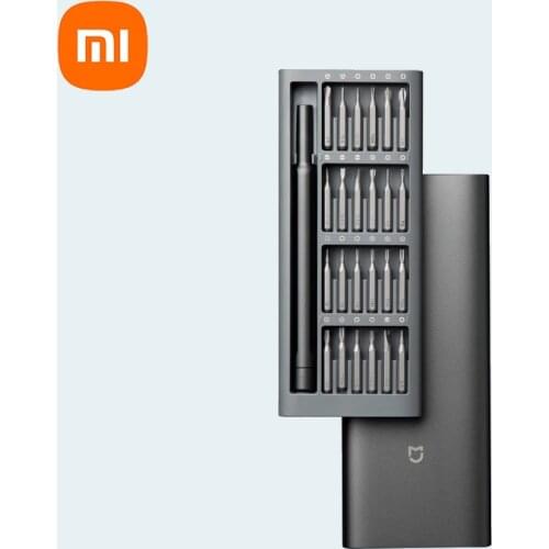 Original Xiaomi Mijia Wiha Daily Use Screwdriver Kit 24 Precision Magnetic Bits Alluminum Box Screw Driver Xiaomi Smart home Set