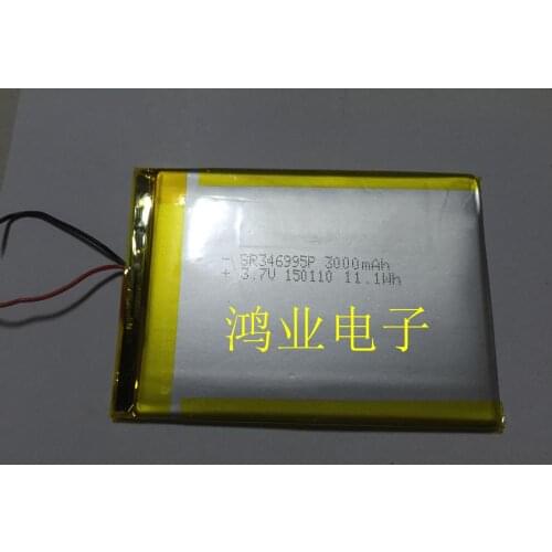 A product 3.7V polymer lithium battery 346995P 3000MAH digital products general battery Rechargeable Li-ion Cell
