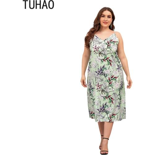 Зеленые летние платья TUHAO China At AliExpress