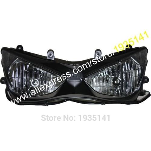 Hot Sales,Clear Motorcycle Headlight House For Kawasaki Ninja ZX6R ZX-6R 05 06 ZX 636 2005 2006 Front Head Light Lamp Assembly