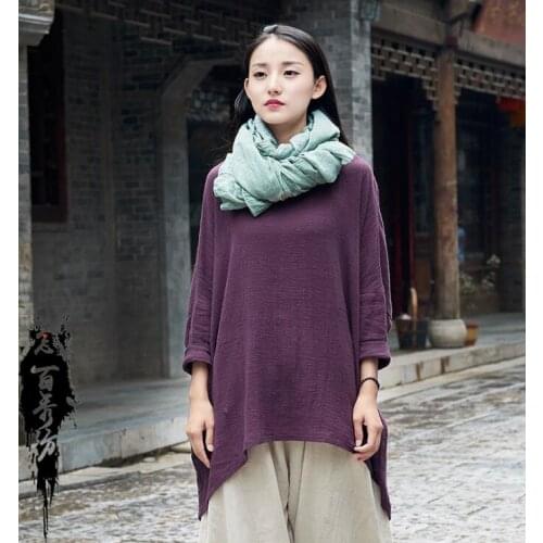 WOMENS Loose long-sleeved T-shirt women autumn new Tops