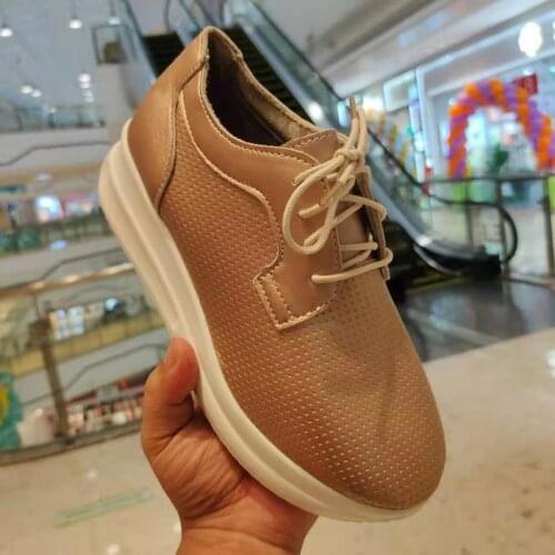 Womens Ballet Flats Summer Shoes For Woman 2021 PU Lace-Up Vulcanize Sneakers Fashion Casual Platform heels Sports Party Shoe
