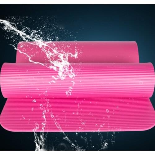 10mm 185*80cm Lengthen Multifunctional Yoga Mats NBR Sling Strap Elastic slip Fitness equipment Gym Belt for Sports Exercise