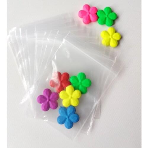 1000pcs/lot White Zip Lock Plastic Bag Zipper Pe Plastic Transparent Bags For Women/gift Jewelry Packaging Display Storage Pouch