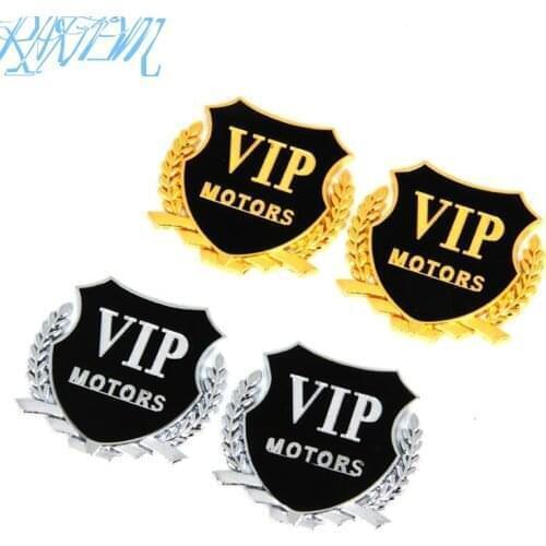 2pcs 3D Metal Car-Styling VIP Emblem Stickers For Geely Emgrand X7 EmgrarandX7,EX7 ,FC SUV,Vision X6,NL4