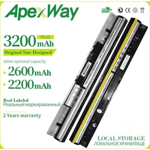 ApexWay 4 cells Battery For Lenovo IdeaPad S300 S310 S400 S400u 4ICR17/65 L12S4L01 L12S4Z01 S405 S410 S415