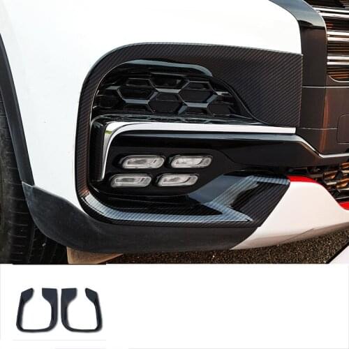 Car Front Foglight Frame Day Lamp Chrome Decoration Styling for Chery Tiggo 8 2018 2019 2020 2021 Tiggo8 Pro Accessories Auto