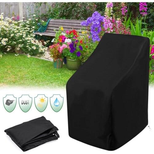 Yard Chair Cover Heavy Duty High Back Chair Cover Durable Waterproof Outdoor Stackable Chair Lounge Deep Seat Protector