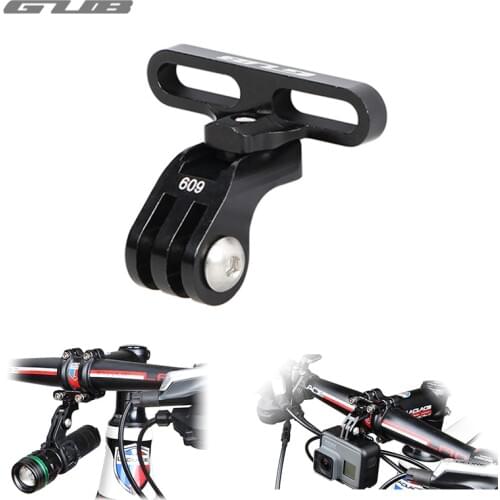 GUB 30g Aluminium Alloy Bicycle Camera Holder Mount Bike Stem Extender Cycling Handlebar Camera Adapter For GoPro Torch holder