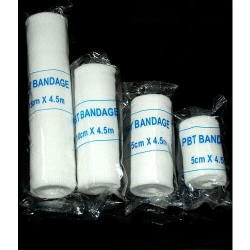 Elastic Bandages White Bandage First Aid Kit Supplies for Home Care and Wound Fixation 5cmx4.5m 7.5x4.5m 10x4.5m