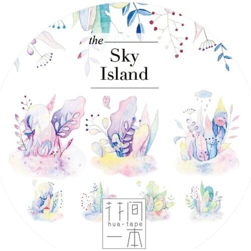 3.3cmx10m Sky Island Masking Tape Sticker