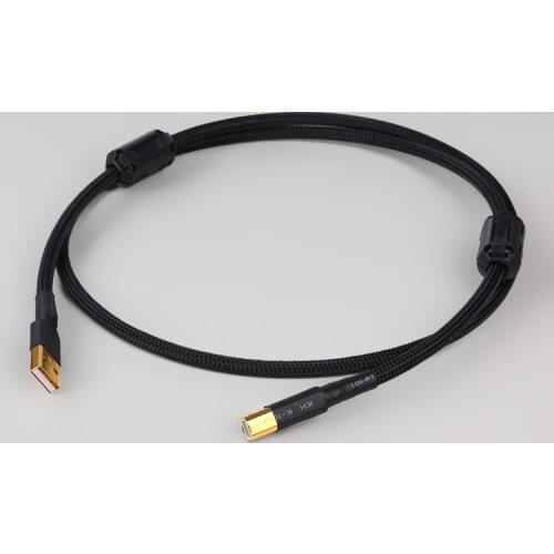 HI-End Oxygen-Free Copper Decoder Sound Card Audio Cable DAC Data Lines HiFi 2.0 USB Cable For Data Cable DAC DVD Amplifier