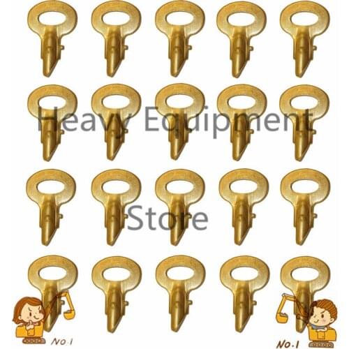 Set of 20) Aftermarket Ignition Key For Allis Chalmers DJS Tractor Parts Replaces 72162639 9542