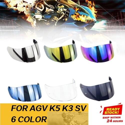 Helmet Visor Lens For AGV K5 K3SV K1 Motorcycle Detachable Helmet Glasses Motorbike Helmet Lens Motocross Full Face Visor