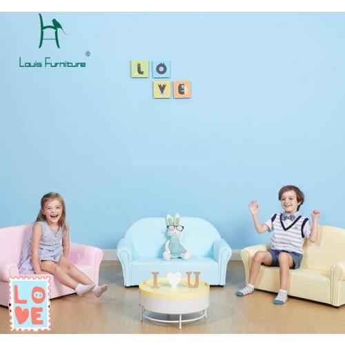 Louis Fashion Children Sofas Baby Candy Color Cartoon Animals Comfortableeasy to Prevent Single