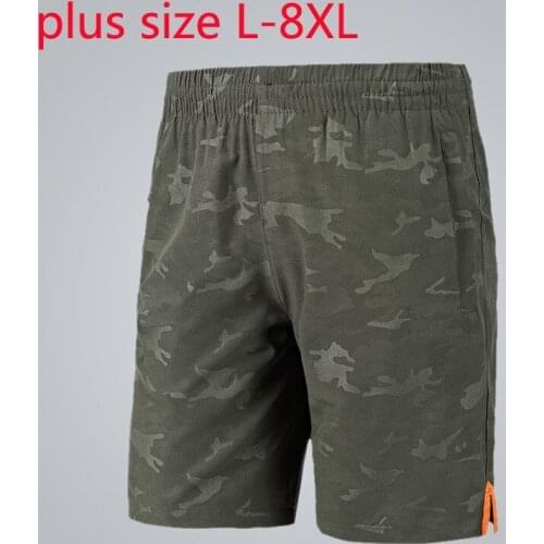 New Arrival Fashion Super Large Summer Loose Trendy Shorts Men Casual Elastic Waist Camouflage Plus Size L XL 2XL-5XL6XL7XL8XL