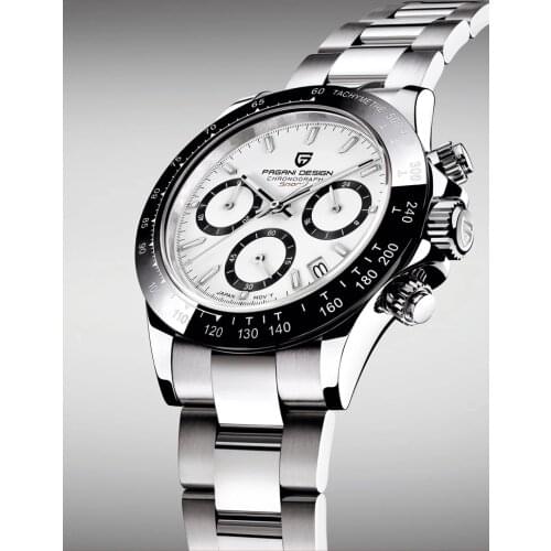 PAGANI DESIGN 2021 New Mens Watches Quartz Business Watch Mens Watches Top Brand Luxury Watch Men Chronograph VK63 Reloj Hombre