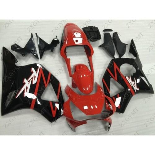 Fairing Kits CBR 954 RR 2002 - 2003 Black Red Fairings CBR 954RR 2002 Full Body Kits CBR954RR 2002