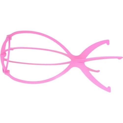 Folding Wig Hair Stand Holder Durable Plastic Toupee Hat Cap Display Dummy Head Stable Wig Dryer Rack
