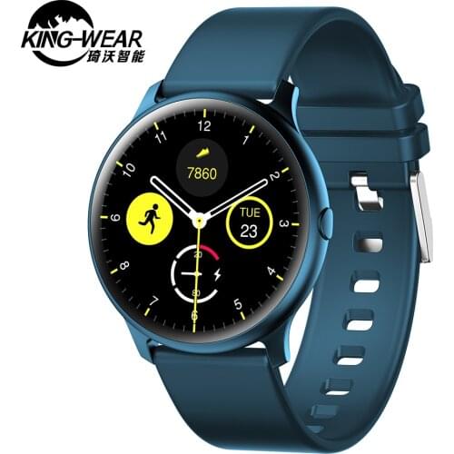 KINGWEAR KW13 Smart Watch Men Heart Rate Monitor 1.2inch AMOLED Touch Screen Smartwatch IP68 Waterproof Fitness Tracker Bracelet