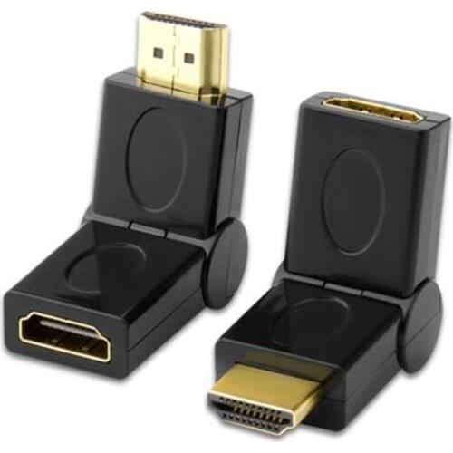 90 Degree Rotating HDMI cable adapter 4K Swivel HDMI Adapter Angled HDMI cable male to female adapter