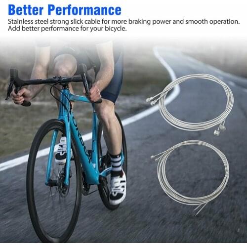 2020 new sale Mountain Bicycle Road Bike Gear Brake Cable Inner Outer Housing Front & Rear Set