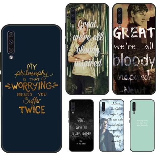 Newt Quotes The Maze Runner Case For Samsung Galaxy A21s A20e A31 A51 A71 A11 A10 A30 A40 A50 A70 M21 M31 Case Cover