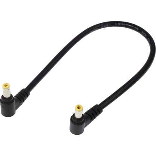 DC Power Cord 5.5x2.5 Both 90 Degree Angel Type Cable 18AWG 5.5/2.5mm Plug Supply Adapter 10A 120W