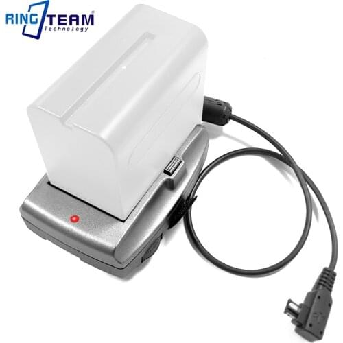 NP-F970 Battery Plate Holder to AC-PW10AM PW10AM Power Cable for Sony Camera Alpha A58 A550 A700 A850 A900 EX-VG10 NEX-FS700