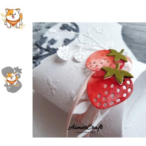 Strawberry Fruit Metal Cutting Dies Scrapbooking Stencil For DIY Paper Card Decorative Embossing Die Cut Craft Dies New 2019