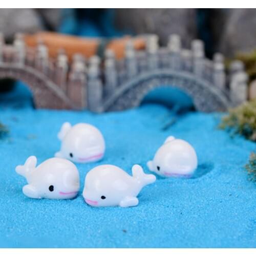 1Pc Kawaii Mini Animals Dolphin Micro Fairy Garden Figurines Miniatures Home Garden Decor DIY Accessories