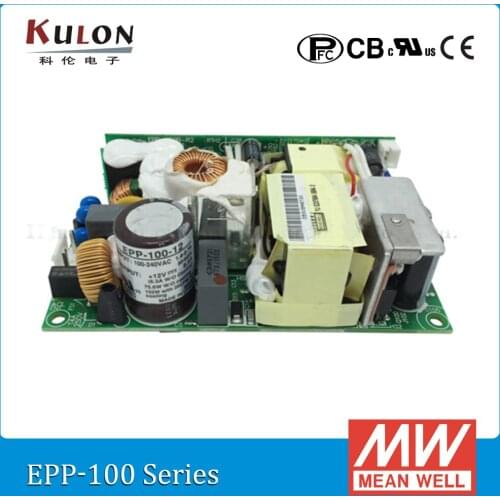 Meanwell Single Output EPP-100 PSU with PFC Function Open Frame Power Supply 100W 12V/8.5A 15V/6.67A 24V/4.2A 27V/3.71A 48V/2.1A