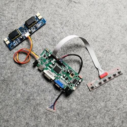 LCD controller board For LTM15C458/QD15XL16/HSD150MX13/HSD150MX19 screen 1024*768 Kit M.NT68676 4-CCFL LVDS-20 Pin VGA DVI