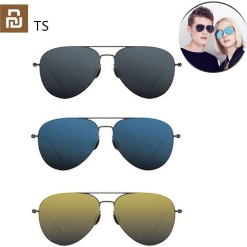 Xiaomi mijia Turok Steinhardt TS Nylon Polarized Sunglasses Colorful RETRO 100% UV-Proof Fashionable Black Sun Lenses unisex