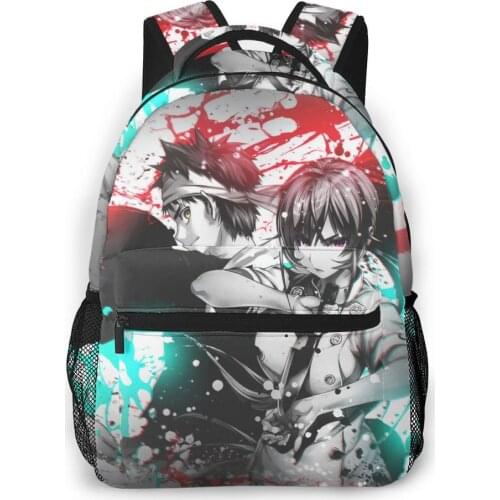 Food Wars!Shokugeki No Soma Backpack for Girls Boys Travel RucksackBackpacks for Teenage school bag