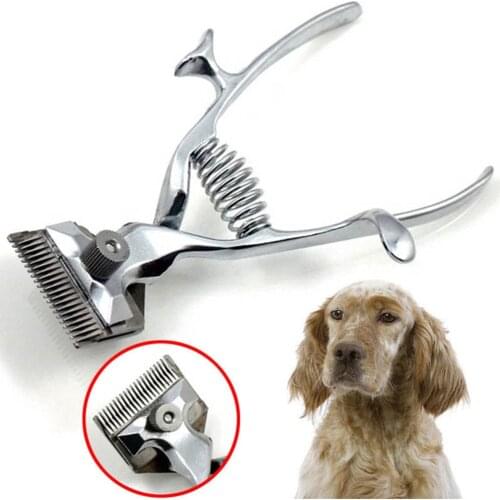 Manual Hair Clippers Pets Cutting Shear Low Noise Grip Trimmer Dog Cat Barbering Beauty Comb