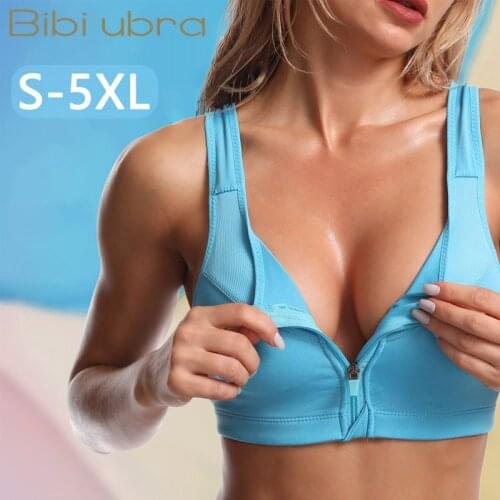 Sports Bra Women Crop Top Fitness Sportswear Feminine Running Gym Sport Top For Female Push Up Lingerie Plus Size Underwear