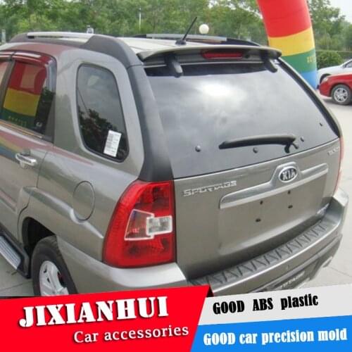 For Sportage Spoiler 2005-2009 Kia Sportage Spoiler ABS plastic Material Car Rear Wing Color Rear Spoiler