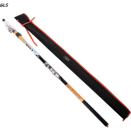 2020 New Design Rock Fishing Rod Carbon Fiber Spinning Telescopic Fishing Rods2.7m 3.6M 4.5M 5.4M 3.0M 6.3M