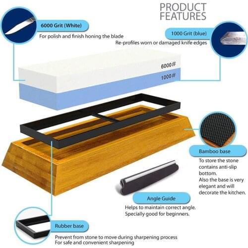 Knife Sharpener Whetstone Sharpening Stones Grinding Stone Water Stone Kitchen Tool Knife Sharpening Stone